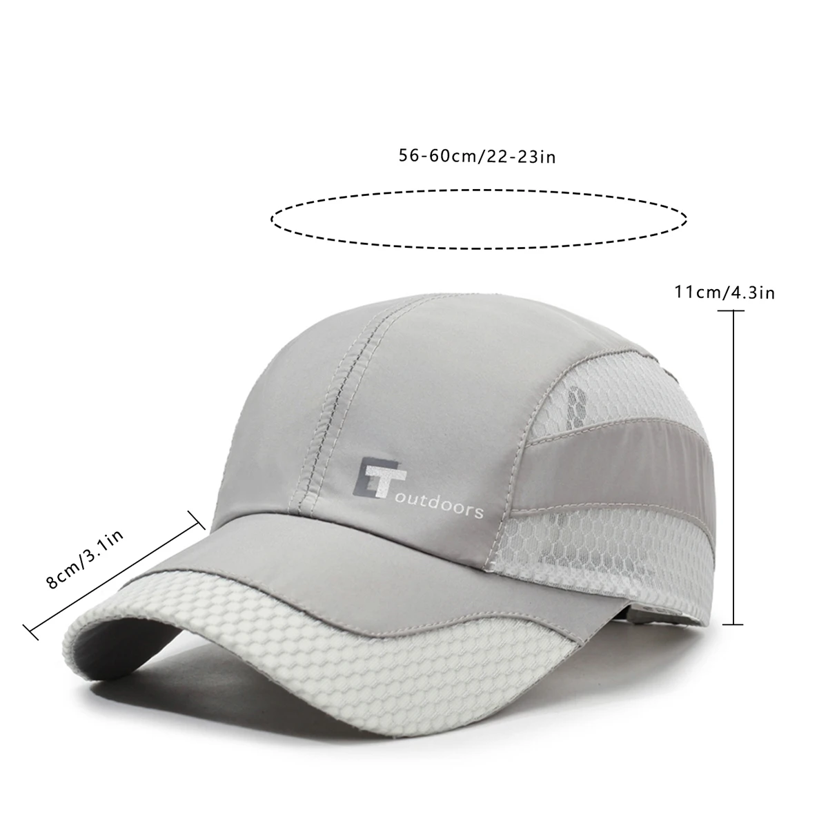 The New Spring Sun Hat Outdoor Travel Baseball Cap Sports Breathable Hat Screening Speed Dry Hat