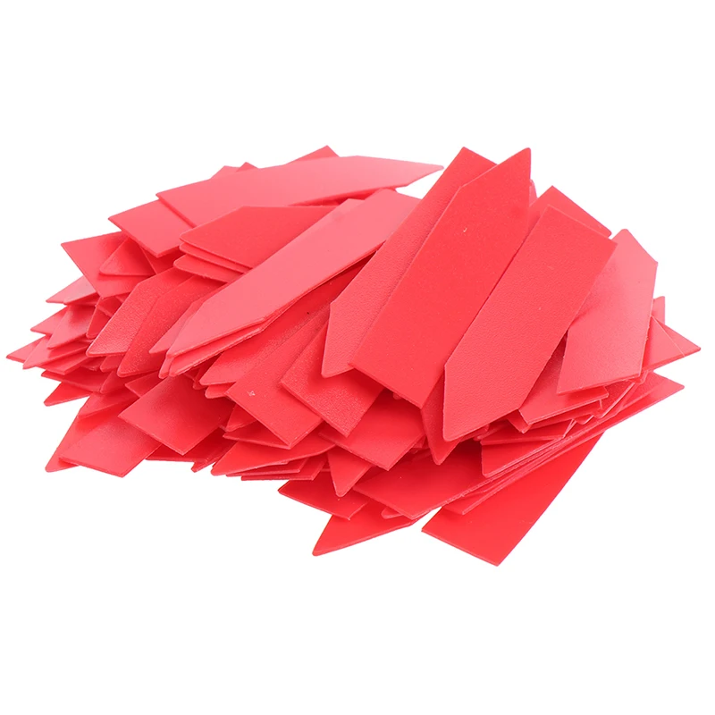 100 шт. 5*1 см этикетки для садовых растений, ПВХ бирки для растений, детские маркеры, цветочные горшки, этикетки для рассады, поднос, инструменты, горшок, водонепроницаемый микс