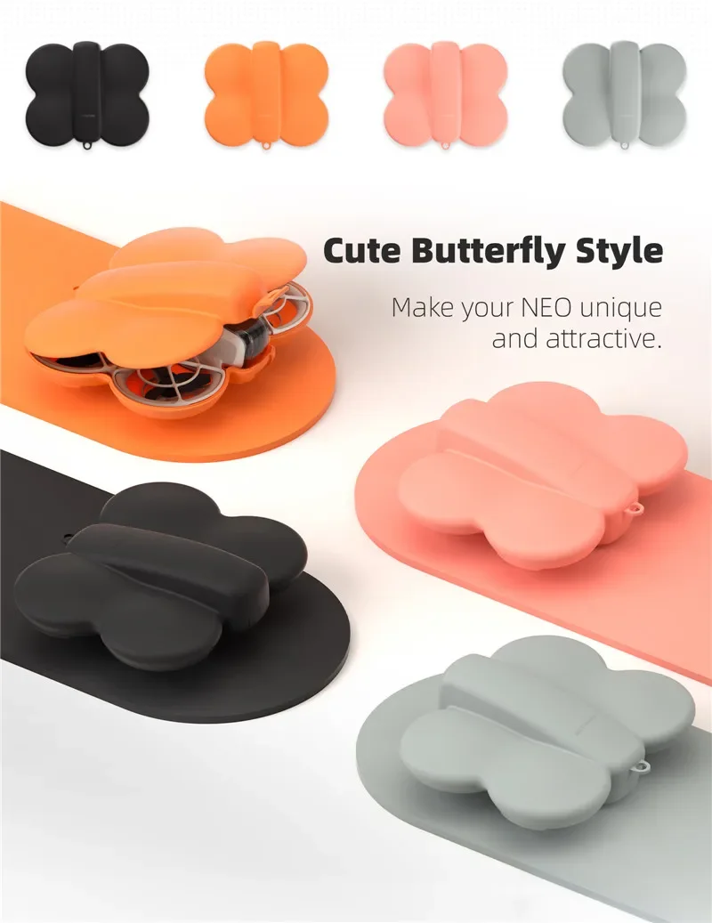 Protective Carrying Case - Butterfly Design, Drop-proof, Dust-proof, Portable Storage Bag