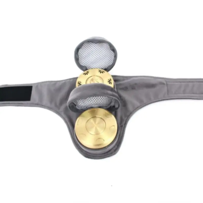 Smokeless Bag Steel & Copper Moxibustion Box Neck Heating Acupuntura Chinese Moxa Therapy Cervical Spondylopathy