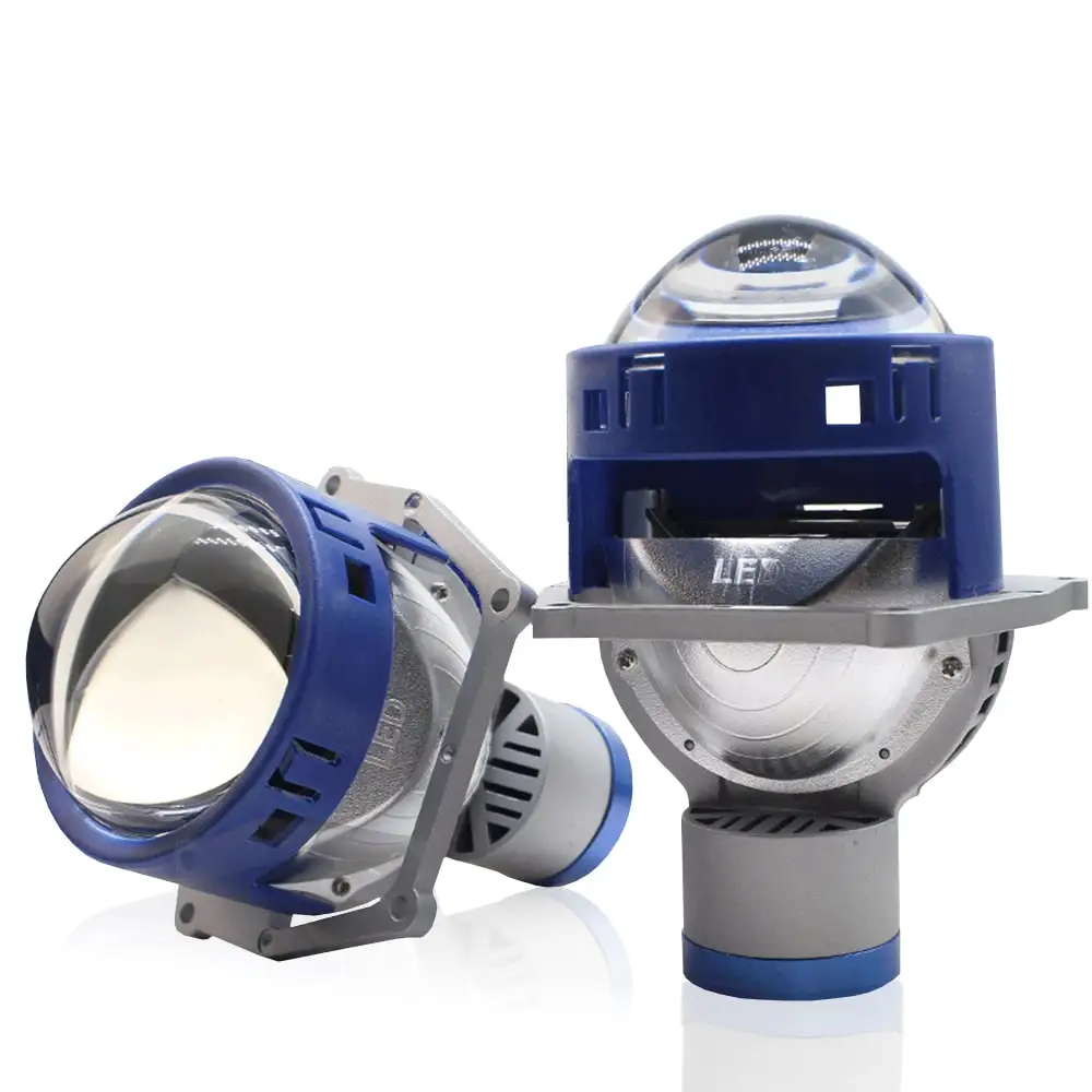 

LHD RHD Super Bright 65W Car LED Bi-optic Bi-LED Projector Lens Retrofit 3 Inch Laser Headlight Retrofit Projector Lights Kit