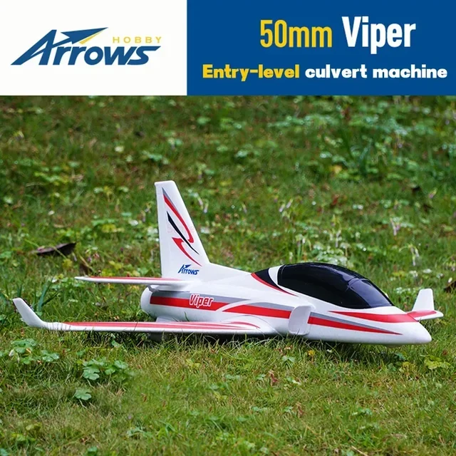 Blue Arrow 50mm Viper PNP RC Aircraft Model Sports Machine Fixed Wing Crash Resistant Beginner's Remote Control Adult boy Toy 2