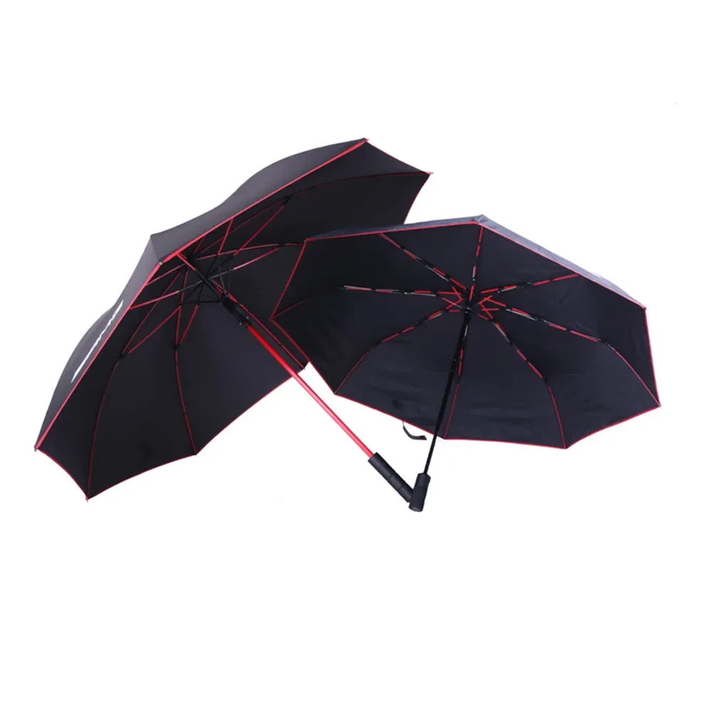 Original for Mercedes-Benz AMG special car RED umbrella automatic folding tri-fold car umbrella