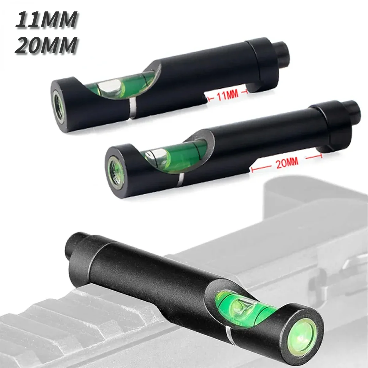 Hunting Spirit Bubble Level Optical Riflescope Mounts for 11mm/20mm Picatinny Rail Leveling Tool Kit