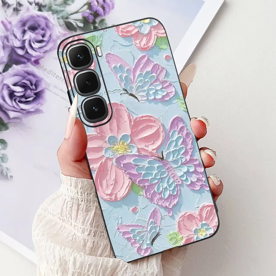 Luxury Dragon Butterfly Soft Silicone Phone Case