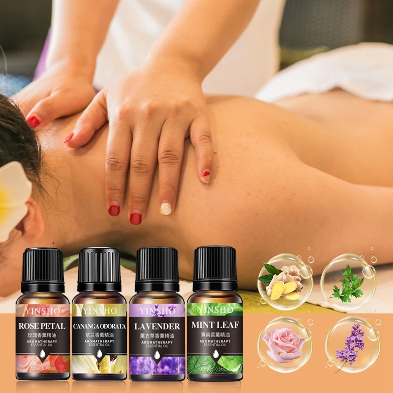 Essential Oil Fragrance 10ML For Air Humidifier Diffuser Air Fresheners Water-soluble Lavender Rose Sandalwood Flavoring Perfume
