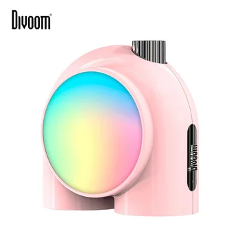 Divoom Planet-9 프로그래밍 가능한 RGB LED 조명 효과, 네온 라이트 분위기 침대 옆 램프, 음악 제어 기능이있는 장식 무드 램프