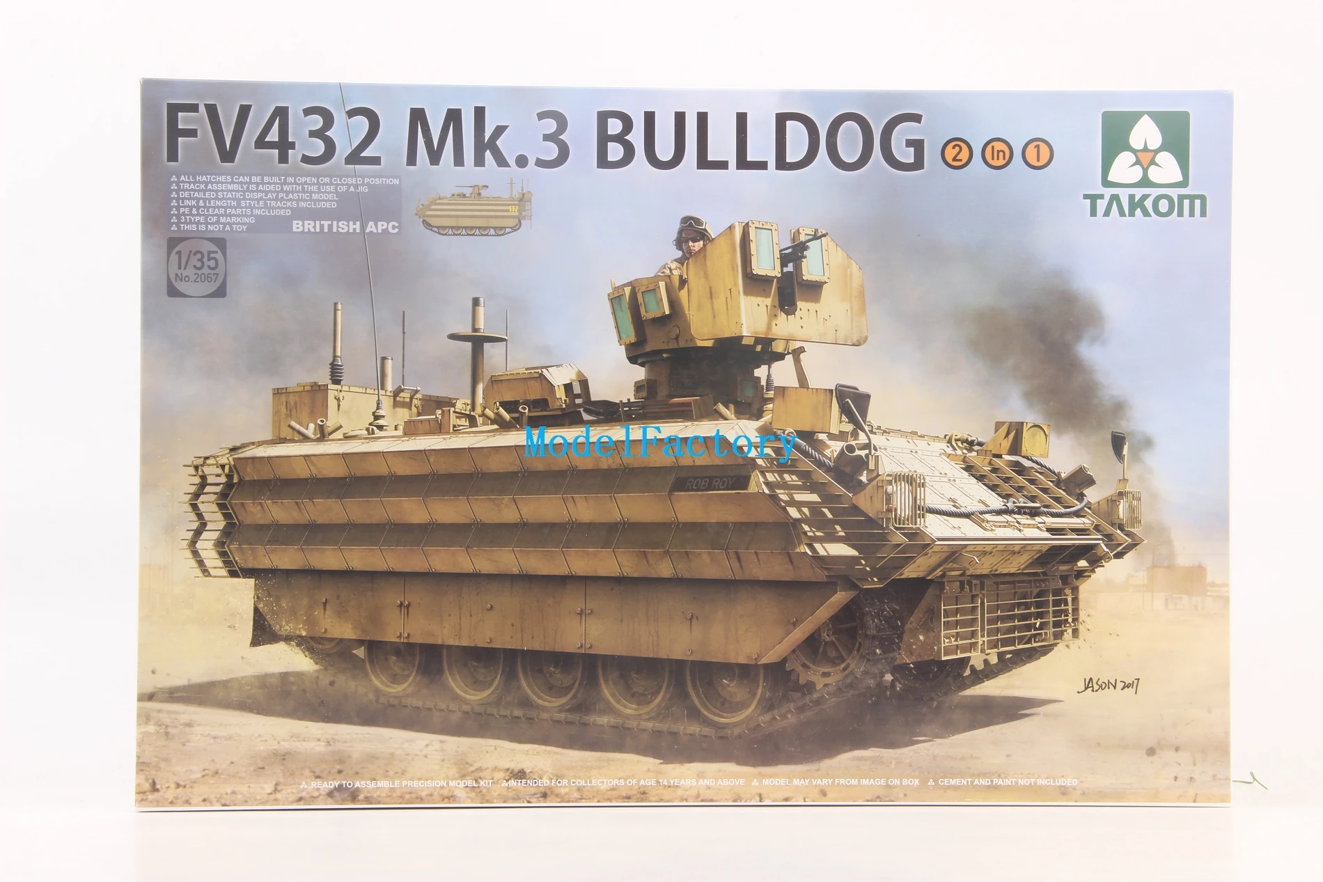 

TAKOM 2067 1/35 Scale FV432 MK.3 Bulldog Plastic Model Kit