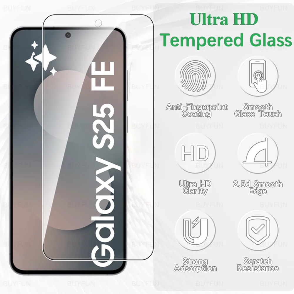 Clear Tempered Glass Screen Protector - Case Friendly (2-Pack)