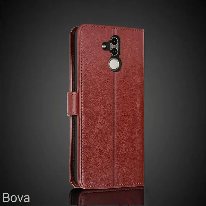 Card Holder Leather Case Flip Cover Retro Wallet Phone Bag for Huawei Mate 20 Lite