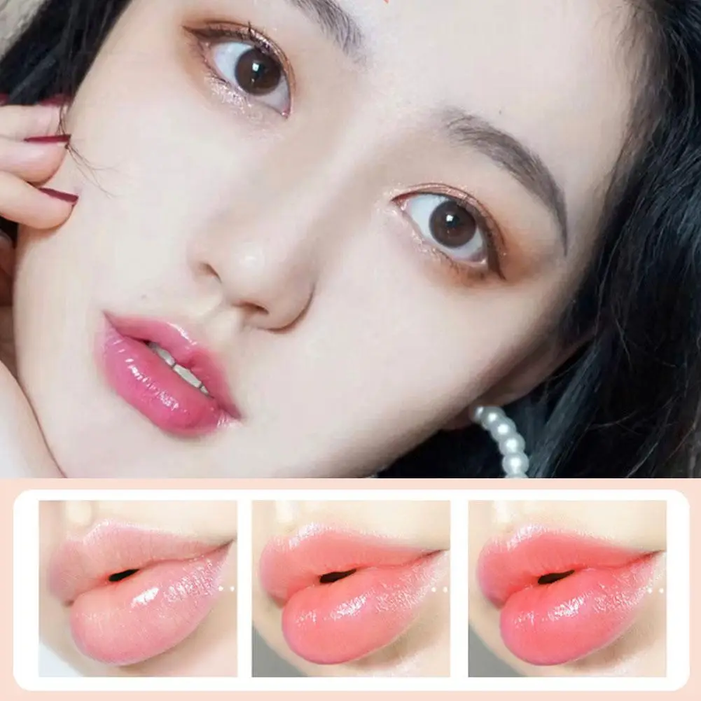 

3Colors Magic Lipstick Color Changing Long Lasting Cute Lip Lipstick Red Plumper Stick Makeup Waterproof Lip Cosmetics Girl A6U0