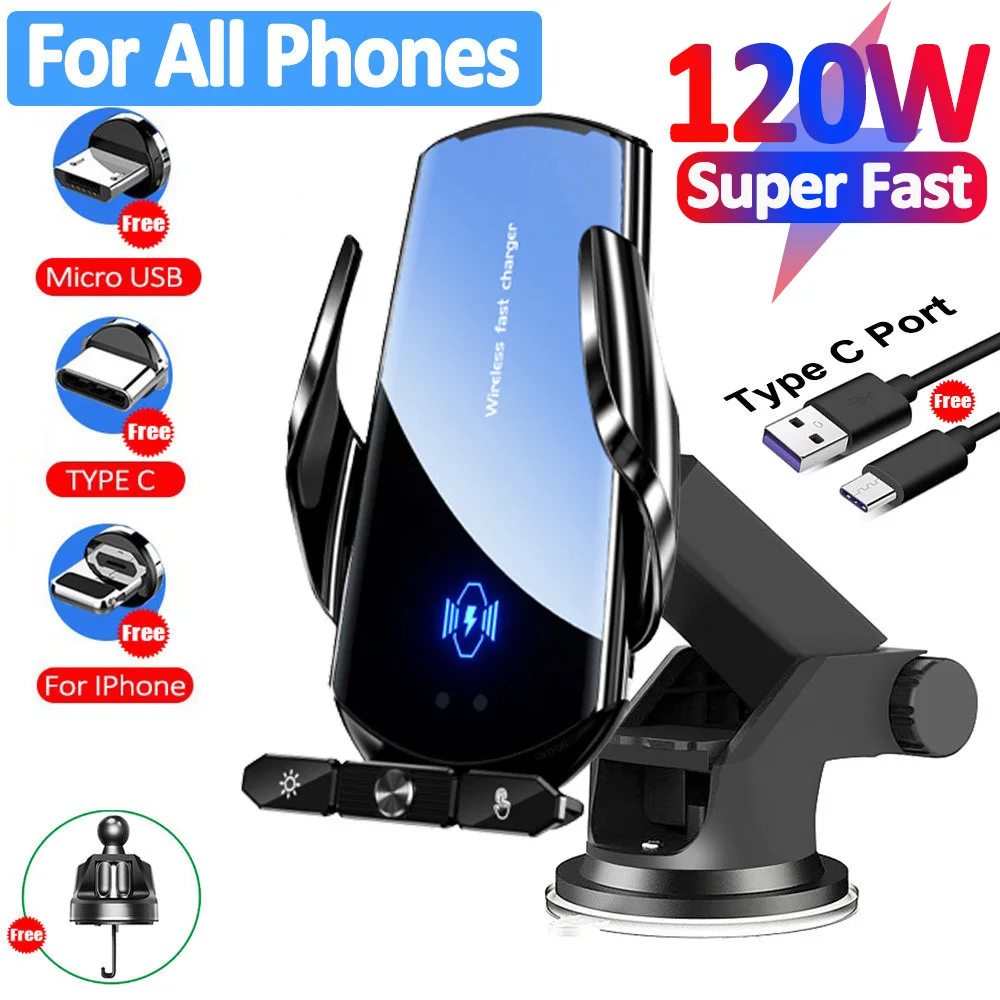 75w Car Wireless Charger Qi Fast Charging Station Air Vent