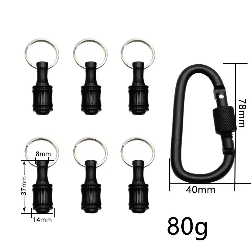 6pc black set