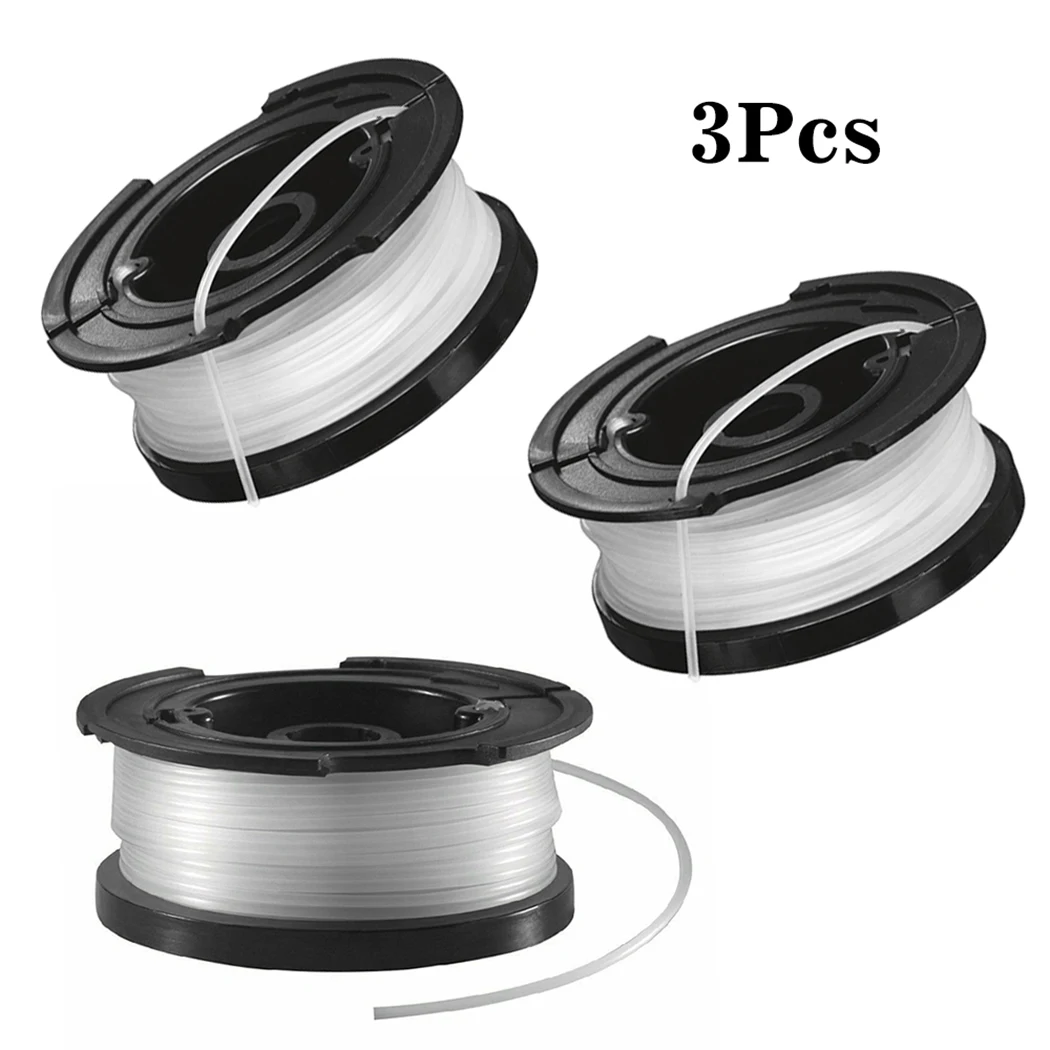 

3X Spool & Line ST7701 3pcs STC1820 STC1820PC For BLACK & DECKER A6481 For Black & Decker A6481 For Grass Trimmer