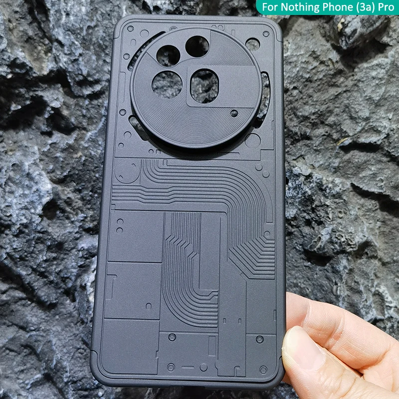 Ultra Thin Matte Frosted Hard Plastic Flashlight Cutout Case