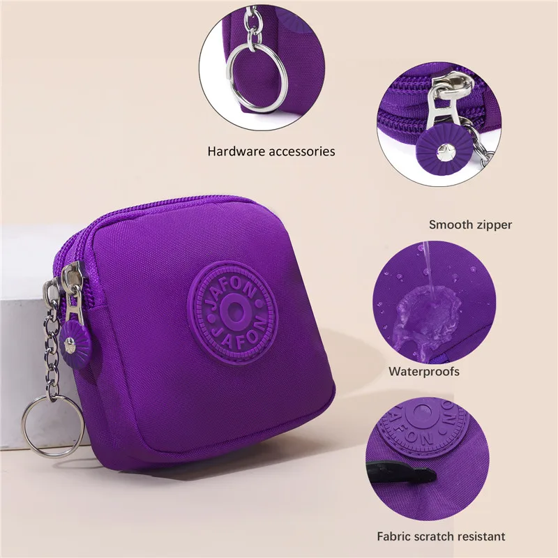 Mini Nylon Coin Purse colors