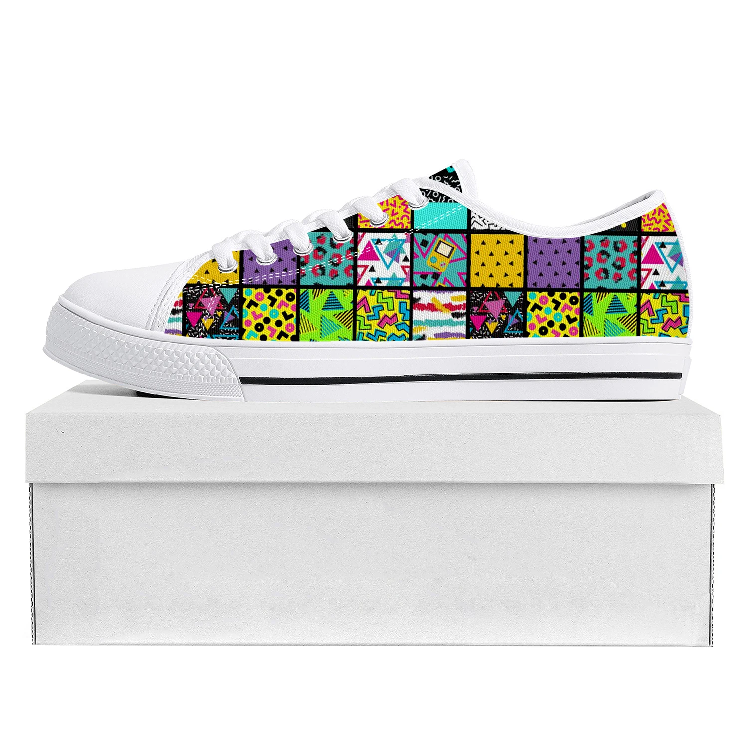 Funny Retro 80s 90s Icons Low Top High Quality Sneakers Mens Womens Teenager Tailor-made Shoe Canvas Sneaker Casual Couple Shoes