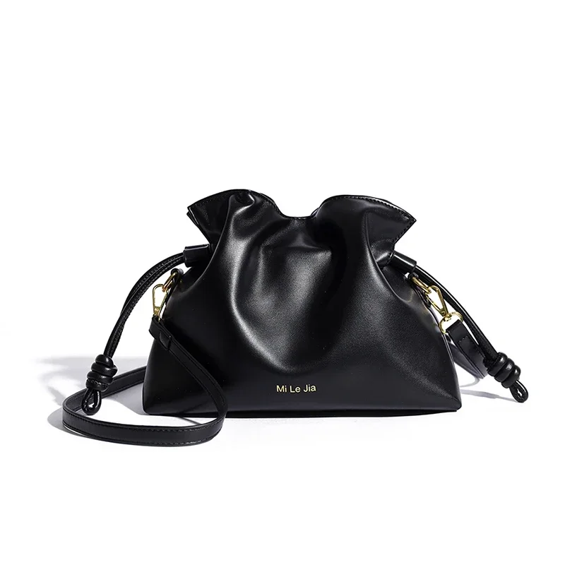 Large Capacity Fashionable PU Women's Shoulder Bag New Solid Color Simple Advanced Crossbody Bag Bolso Para Un Solo Hombro