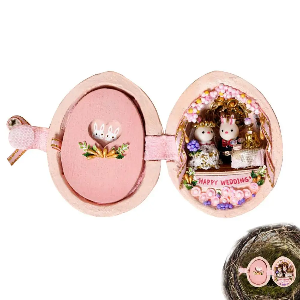 Walnut Shell Dollhouse Kids Doll House Toy DIY Dollhouse Cute Miniature ...