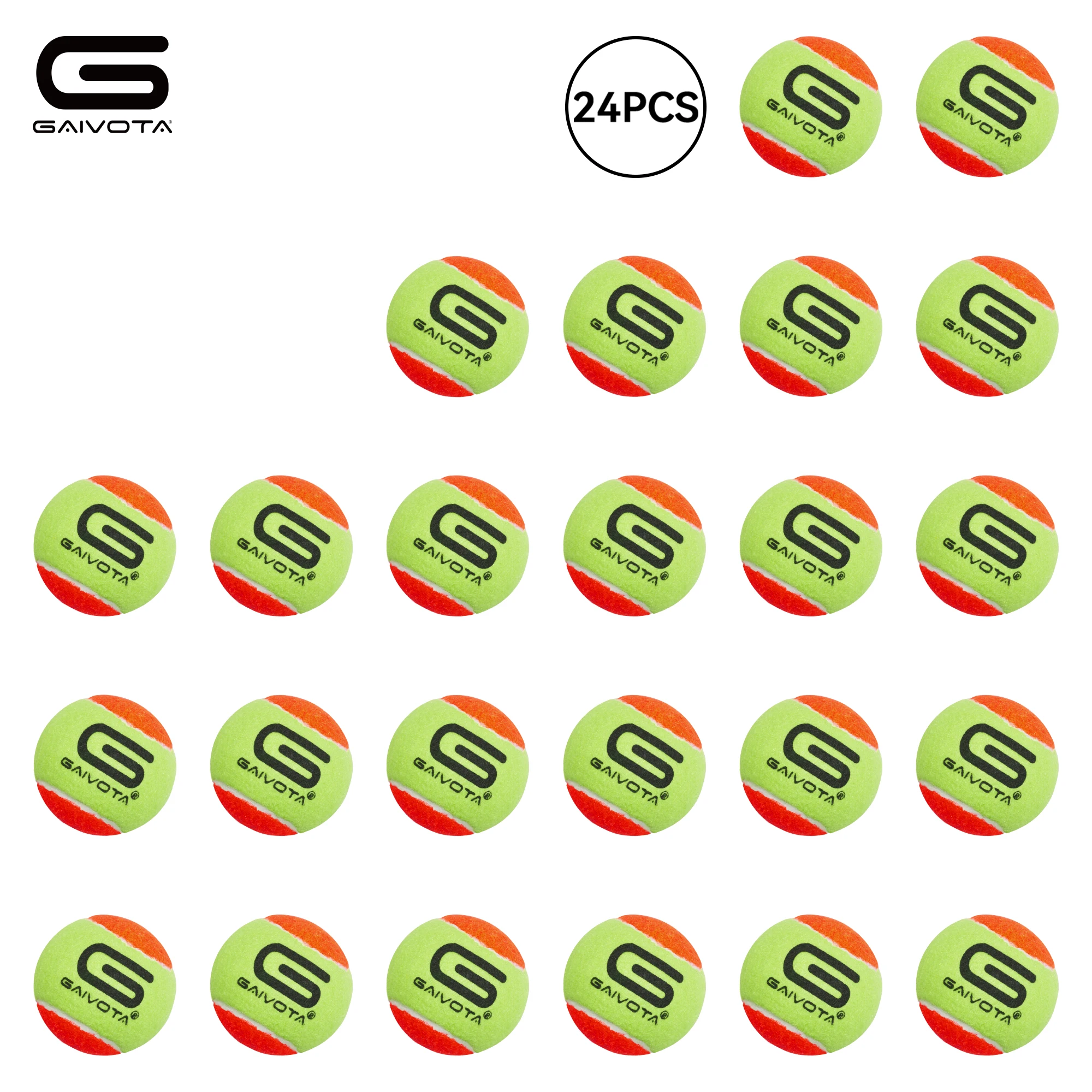 GAIVOTA Beach Tennis Standard Pressure Slow Training Ball Outdoor Training Tennis Accessories tennis balls