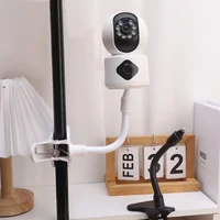 Support de Webcam Portable sans poinçonnage, pour moniteur de bébé, support de caméra, Kit de montage torsadé Flexible à la maison, se fixe au berceau 5