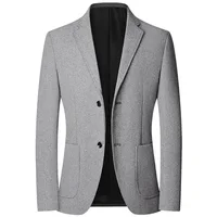 2024 Autumn Men Blazers Suits Jackets Business Casual Suit Wool Coats High Quality Male Slim Fit Blazers Jackets Blazers Coats 2