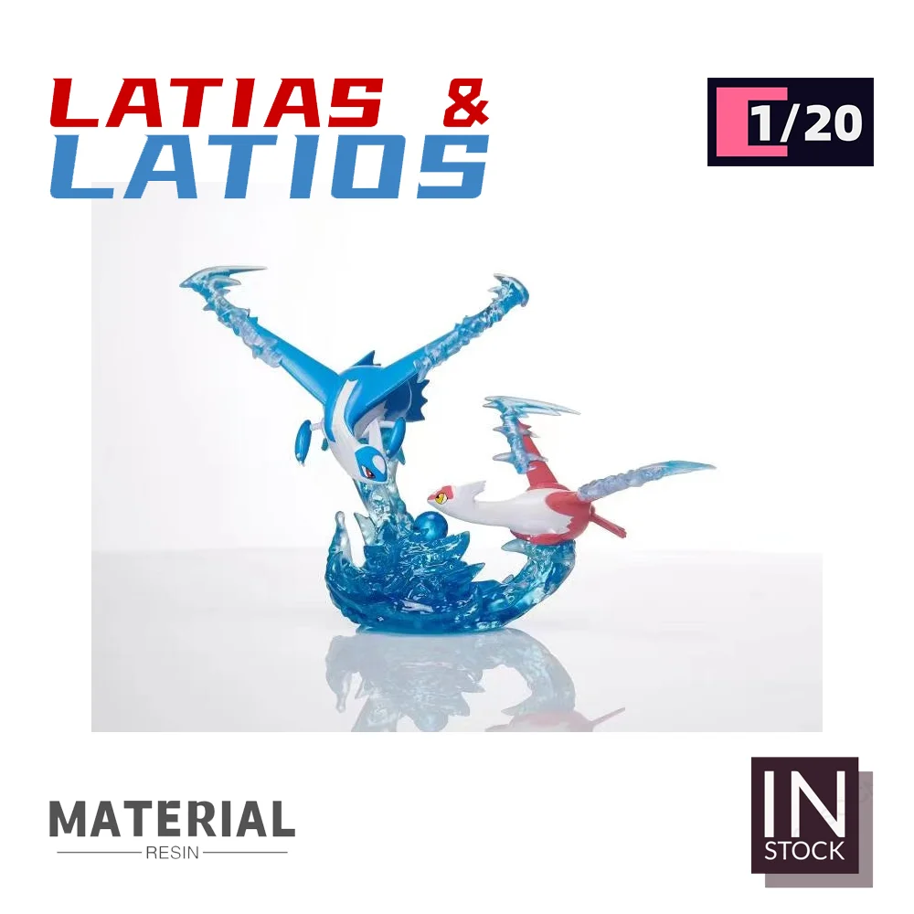 Little Fatty Series Latias \u0026 Latios - Pokemon Resin Statue - PPAP Studios, image size:1000x1000
