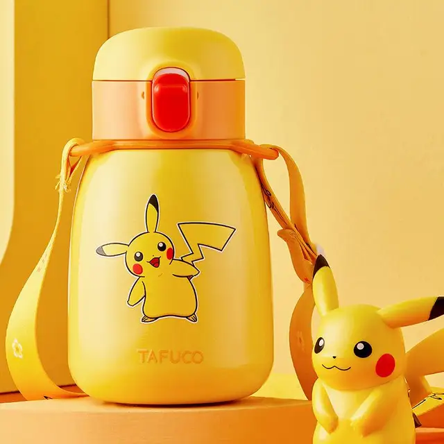 Pikachu Pokemon Water Bottle  Pikachu Plastic Water Bottle - Animation  Derivatives/peripheral Products - Aliexpress