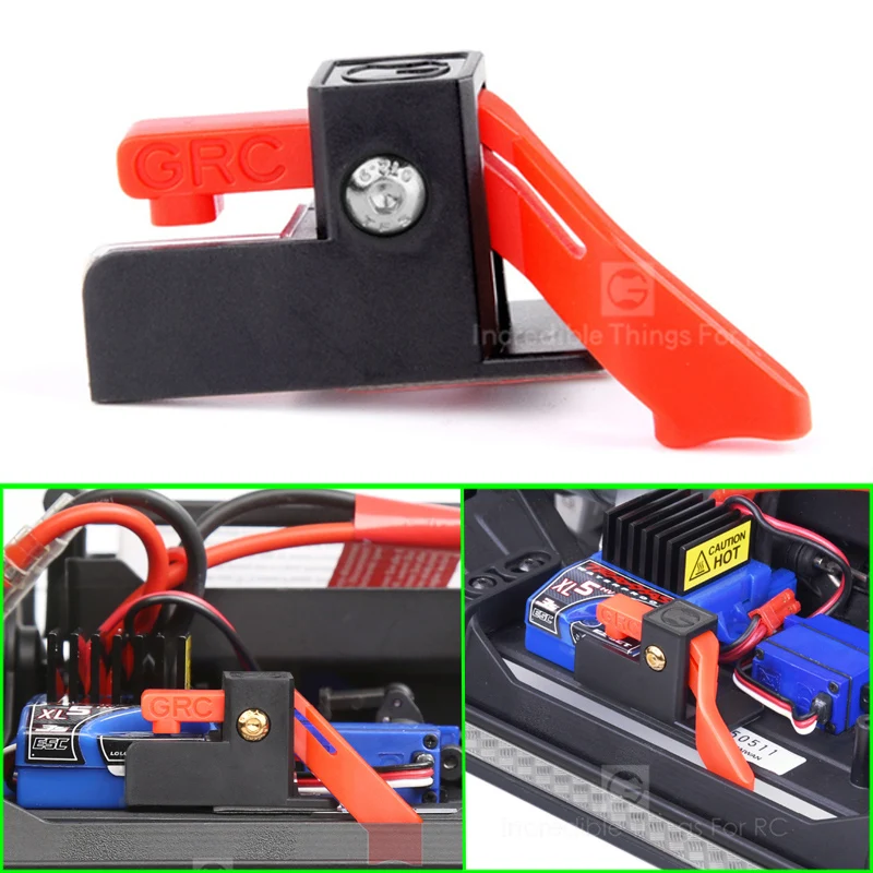 Plastic-ESC-Switch-Bracket-for-1-10-RC-Crawler-Car-Traxxas-TRX4-Defende ...