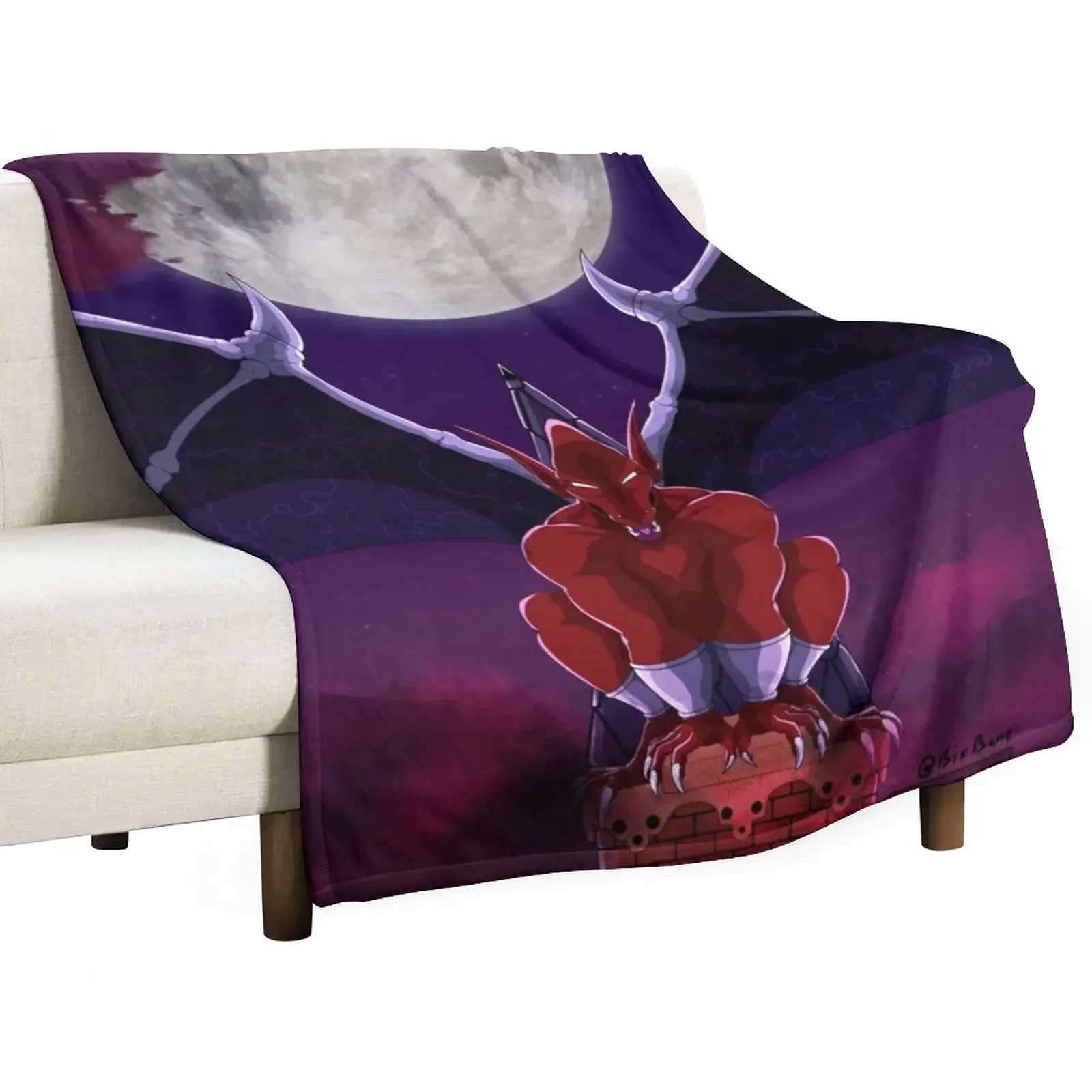 

Demon Gargoyle Throw Blanket Moving Baby Quilt Blankets
