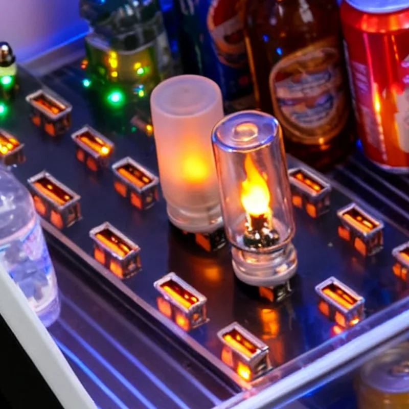 Retro LED Ambient Light Bulb Night Light Camping Incandescent Decorative LED Lighting USB LED Filament Touch Dimming Bulb 5V