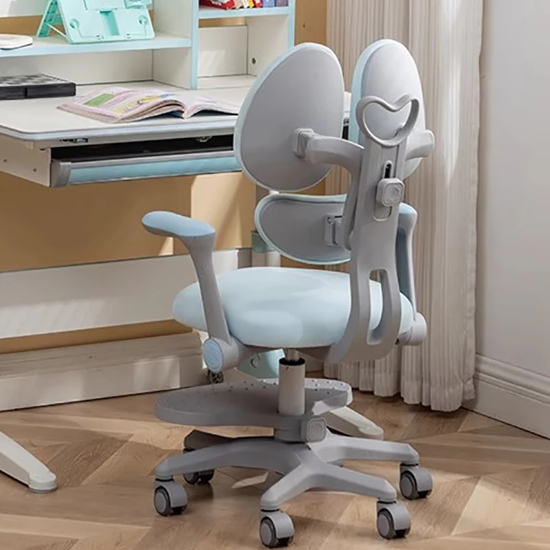 School Furniture Study Chair Armchair Child Design Safety Seats Girl Room Stool Growing Children Designer Home Fotel Dla Dziecka