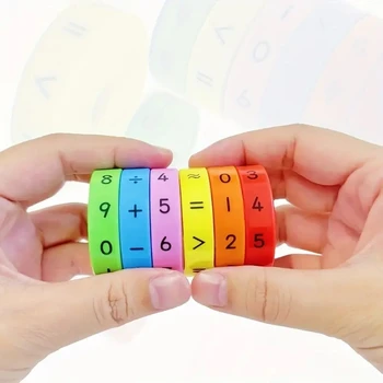 Children Magnetic Math Calculation Training Toys Teaching Aids Arithmetic Learning Educational Thinking Game Decompression Gift 1