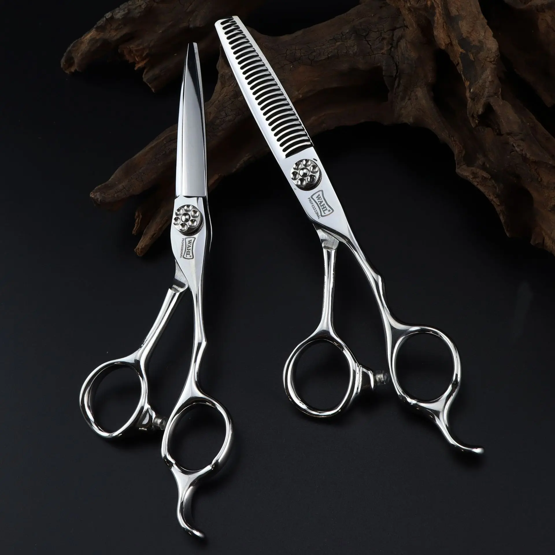 

6.0 Japan Steel 440c Professional Hair Salon Scissors Cut Barber Accessories Haircut Thinning Shear Hairdressing Tool Scissors