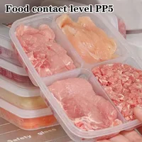 Food Preservative Box Compartment Fruit Vegetable Storage Box Refrigerator Organizer Meat Onion Ginger Kitchen Tool 2