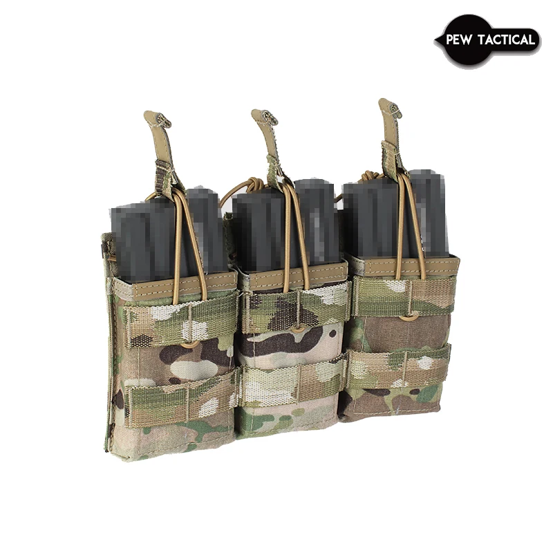 

PEW TACTICAL M4 AR 5.56 3XMAG RANGER SHINGLE AIRSOFT Triple Magazine Pouch Molle
