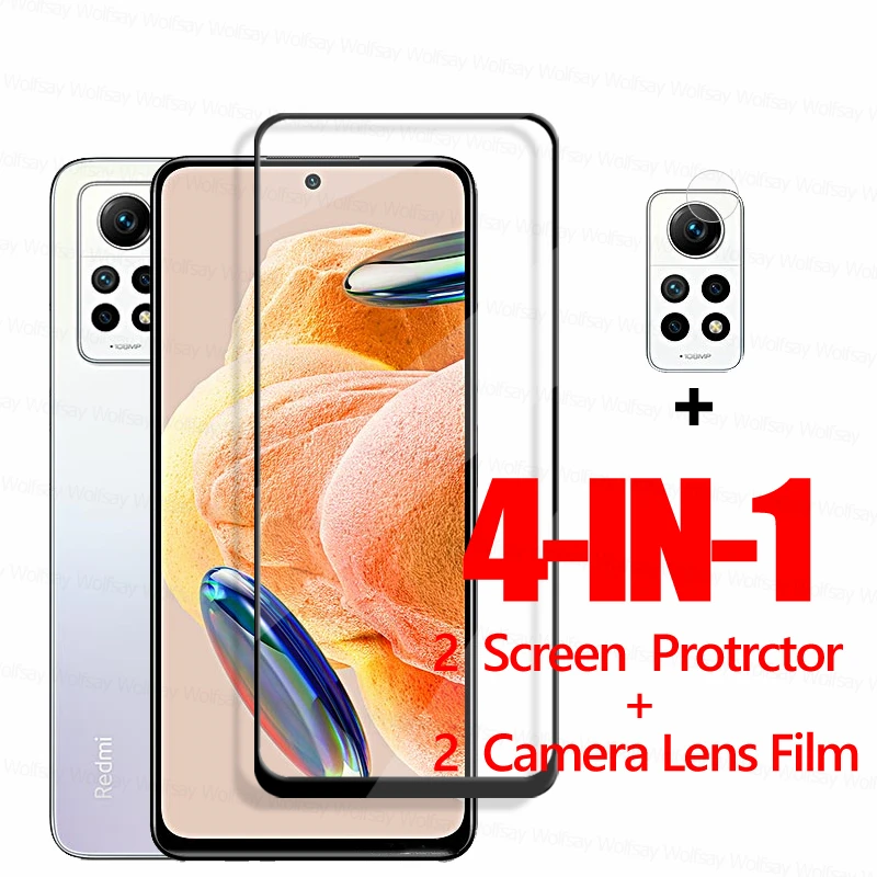 Per Xiaomi Redmi Note 12 Pro 4G Glass Xiaomi Redmi Note 12 Pro 4G 5G Screen Protector Full Glue Pellicola Protettiva In Vetro Temperato