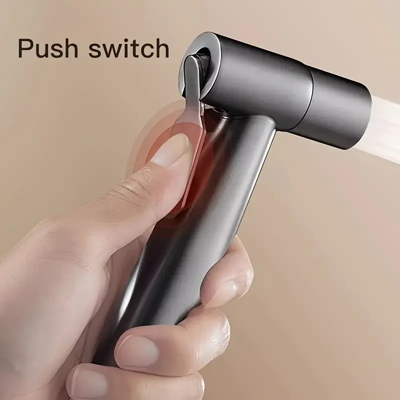 3 PCS Gun Grey Stainless Steel Toilet Spray Gun Toilet Spray Nozzle Toilet Companion with 78 inch Expansion Tube