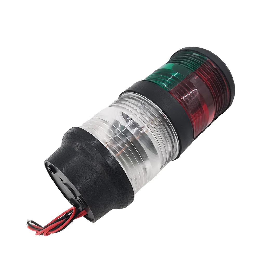 Boat Bow Navigation Lights, Marine tungsten lamp Warning Light for Pontoon, Skiff, and Small Boat