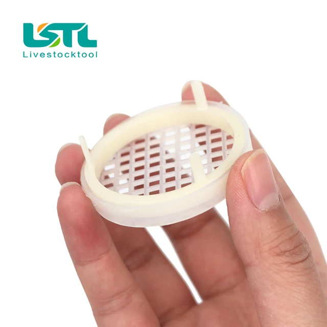 5Db Méh Ketrec Kerek Queen Tenyésztő Rendszer Műanyag Király Ketrecek - Image 6