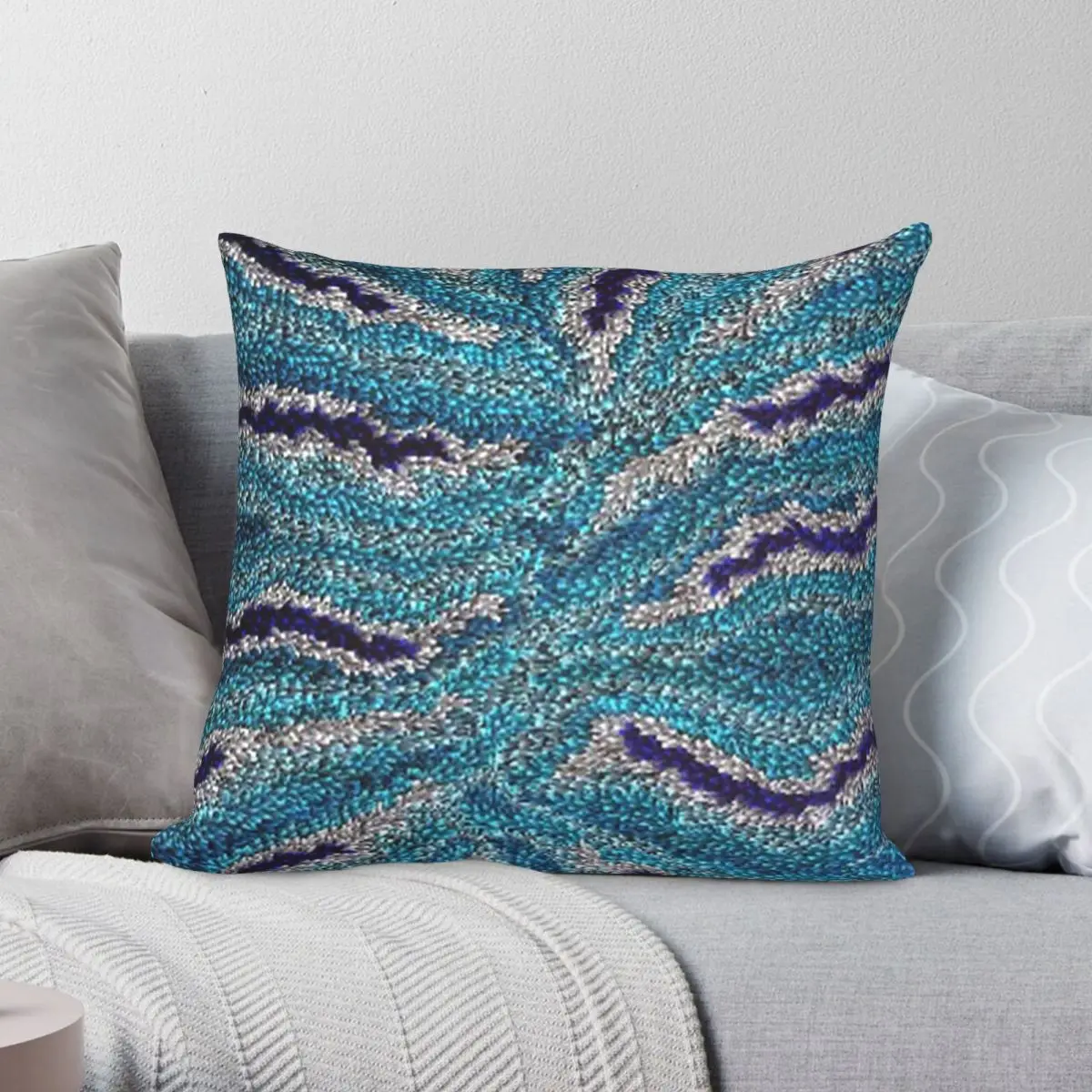 

Квадратный чехол для подушки австралийского аборигена, декоративный чехол из полиэстера и льна на молнии с принтом, покрывало для кровати 18 дюймов