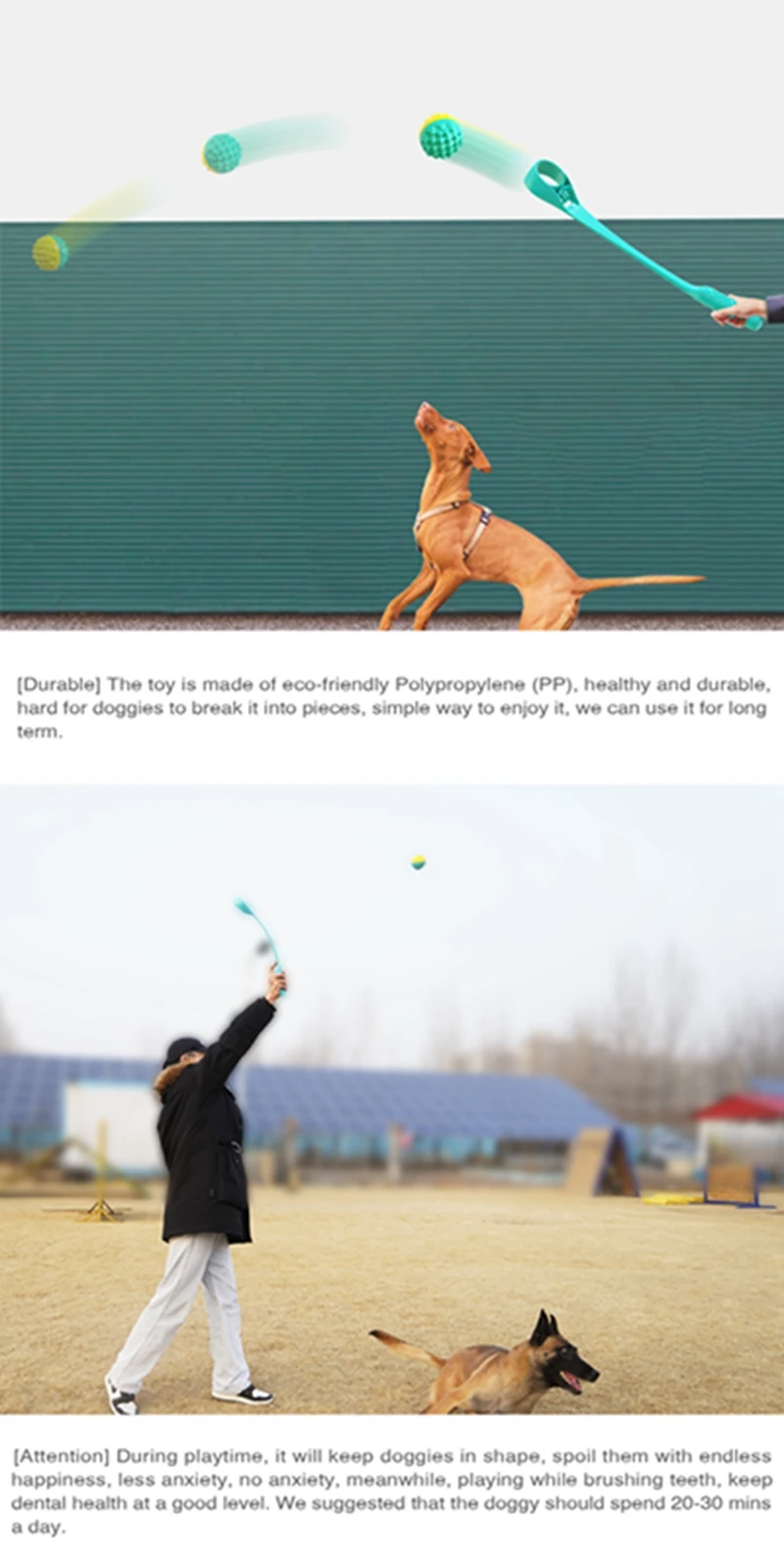 Outdoor Rubber Cricket Ball Thrower Throwing Club For Dogs Training