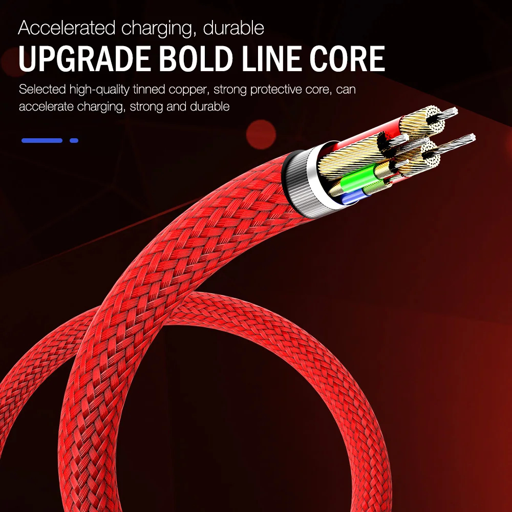 Premium USB Charging Cable – Versatile Lengths, Fast Charging, Durable Design