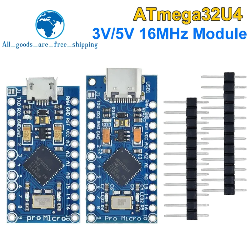 TZT-ATMEGA32U4-Placa-para-Arduino-ATMEGA32U4-AU-Controlador-MU-Pro ...