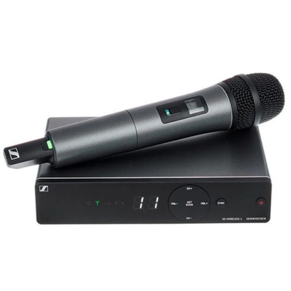 Sennheiser XSW 1-835 무선 핸드 헬드 마이크 시스템 SKM 835-XSW 핸드 헬드 마이크 송신기 및 EM-XSW 1 수신기