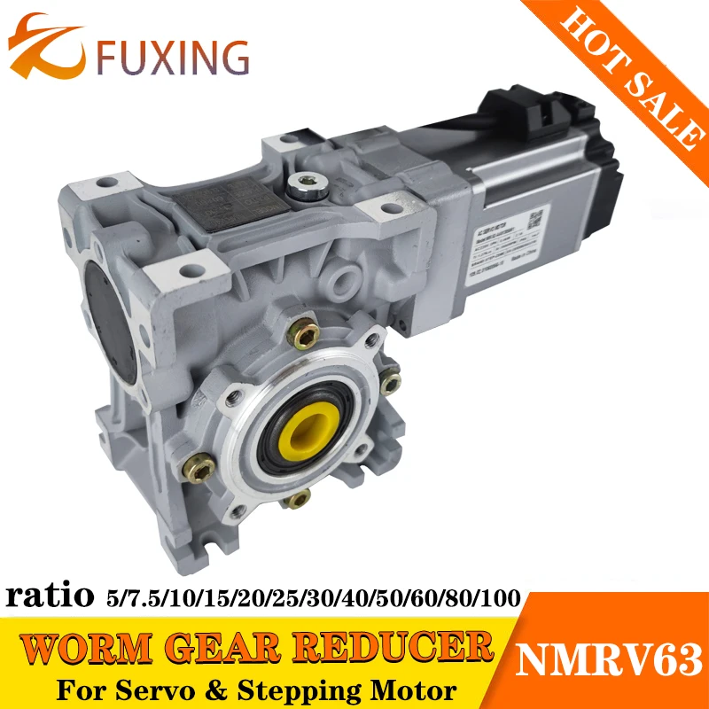 NMRV030 High Precision Worm Gear Reducer For Nema23 Stepper