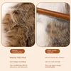 Cat Comb Cat Accessories Stainless Steel Pet Hair Remover Wooden Handle Solid Cat Hair Comb Pet Grooming Dog Brush Cleaning Tool 4