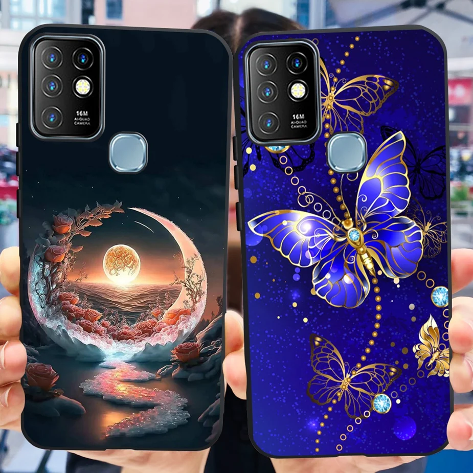 Cute Painted Soft Silicone Phone Case Cover