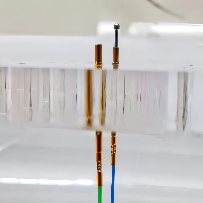 와이어가 있는 소켓 R50-2W R50-1W R50-3W 스프링 테스트 프로브 P50-B PCB 테스트 핀 리셉터클 베어 PCB 포고 핀 사전 배선된 30AWG 와이어