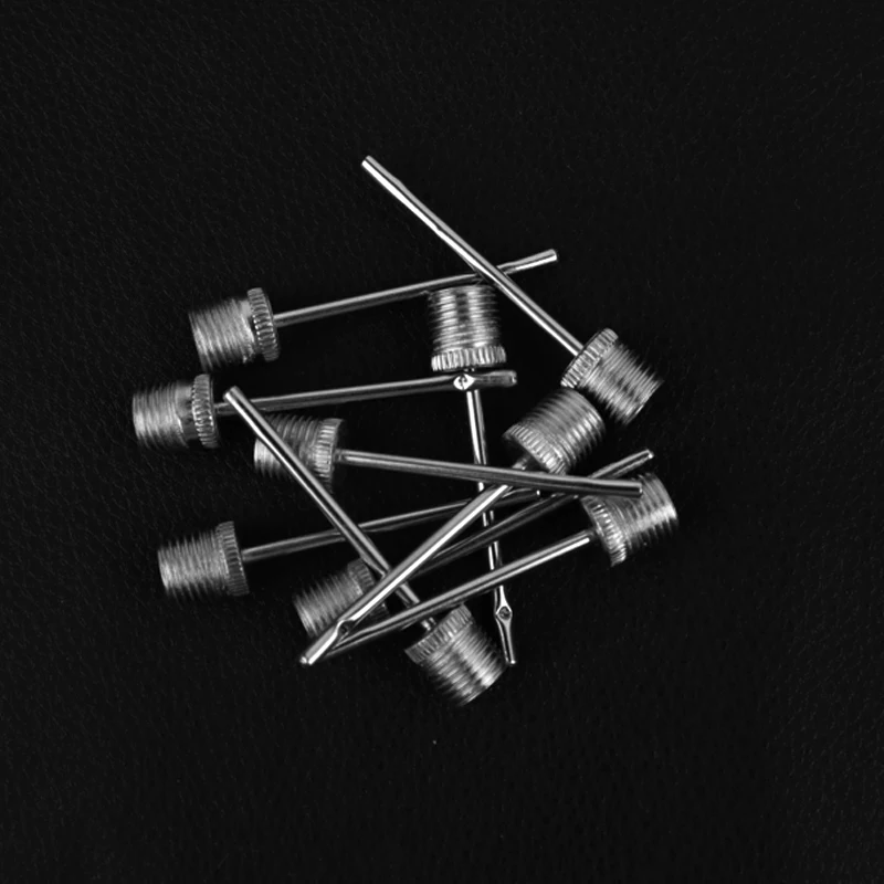 New Sport Ball Inflating Pump Needle For Football Basketball Soccer Inflatable Air Valve Adaptor Stainless Steel Pump 5/10/20PCS